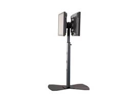 LEGRAND-CHIEF MFP DUAL HEAD FLOOR STAND UNIV BRKT BLK