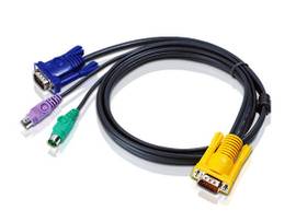 CABLE 30FT PS2 KVM SPHD15 T/VGA&PS2