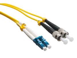 AXIOM LC/ST SINGLEMODE DUPLEX OS2 9/125 FIBER OPTIC CABLE 80M