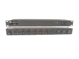 VERTIV 1U, 120V, 15A, 5-15P, (10) 5-15R, BASIC STANDARD