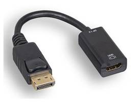 AXIOM DISPLAYPORT MALE TO HDMI FEMALE ADAPTER (BLACK) - DPMHDMIFK-AX