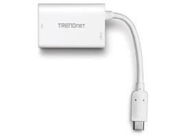 TRENDNET USB-C TO VGA HDTV ADAPTER WITH PD SUPPORT