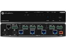 ATLONA 4K/HDR HDMI 2.0B HDBASET HDMI 1 X 4 EXTENDED DISTANCE DISTRIBUTION AMPLIFIER