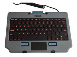 GAMBER RUGGED LITE BACKLIT KEYBOARD US ENGLISH. USE WITH QUICK RELEASE KEYBOARD TRAY (7160-1470-00)