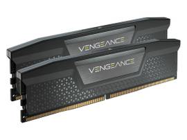 CORSAIR DDR5, 6000MT/S 32GB 2X16GB DIMM, UNBUFFERED, 30-36-36-76, STD PMIC, XMP 3.0, VENGEANCE DDR5 BLACK HEATSPREADER, BLACK PCB, 1.4V