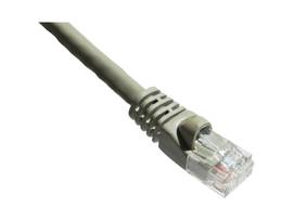 AXIOM 4FT CAT6 550MHZ S/FTP SHIELDED PATCH CABLE MOLDED BOOT (GRAY)