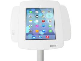 Elevate  Aloft Countertop Mounted Kiosk with Bottom Mounted Hardware, Lockable E