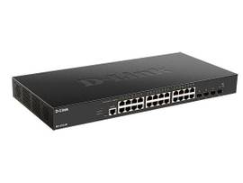 DLINK 1210 SERIES SMART MANAGED 24-PORT 10G SWITCH WITH 4 10G SFP+/25G SFP28 PORTS