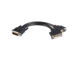 This DMS 59 to DVI and VGA Y cable allows you to break out one LFH 59 or LFH 60