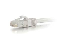 C2G 50FT CAT6 SNAGLESS UTP CBL-WHT