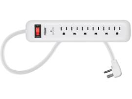 MONOPRICE 6 OUTLET SURGE PROTECTOR POWER STRIP WIT