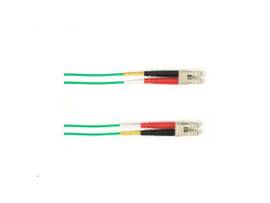 BLACK BOX CORP 62.5 MM FO PATCH CABLE DUPLX, PLENUM, GN, LCLC