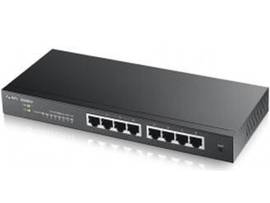 ZYXEL GS1900-8 - FANLESS 8 PORT GBE L2 WEB MANAGED SWITCH