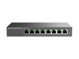 GRANDSTREAM LAYER 2 UNMANAGED POE SWITCH, 8 X GIGE (4 X POE), METAL CASE