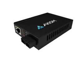 AXIOM 1GBS POE RJ45 TO 1000BASE-SX FIBER MEDIA CONVERTER - MMF, SC, 550M, 850NM