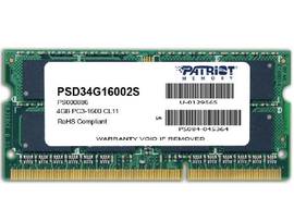 PATRIOT PAT SIG 4GB 1600MHZ D3 SODIMM