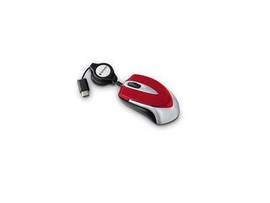 USB C MINI OPTICAL TRAVEL MOUSE RED