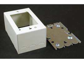 LEGRAND-WIREMOLD STL EXTRA DEEP DEV BOX WH
