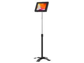 CTA COMPACT FLOOR STAND WITH UNIVERSAL SECURITY ENCLOSURE (BLACK)