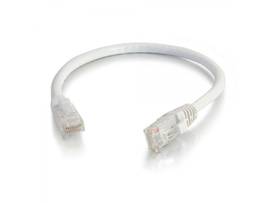 C2G 50FT CAT6A SNAGLESS UTP CABLE-WHITE