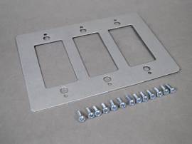LEGRAND-WIREMOLD 3-GANG GFI DEVICE PLATE
