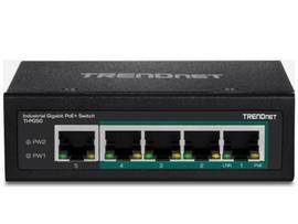 TRENDNET 5-PORT INDUSTRIAL GIGABIT POE + DIN-RAIL SWITCH