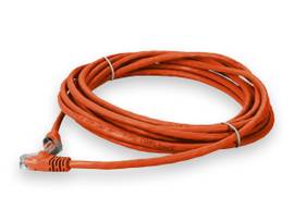 ADD-ON 20FT RJ-45 M/M CAT5E ORANGE CU PATCH CBL