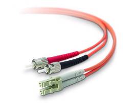 CABLE,FIBER,LC/ST,3M,DUPLEX,50/125