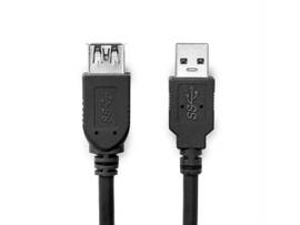 ROCSTOR ROCSTOR USB DATA TRANSFER CABLE - 6 FT USB DATA TRANSFER CABLE - TYPE A FEMALE USB - TYPE A MALE USB - EXTENSION CABLE - BLACK - 1.83M
