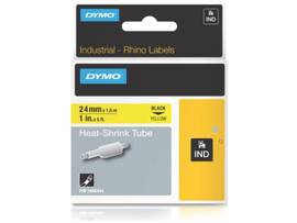 NEWELL-DYMO RHINO HEAT SHRINK LBL TUBE 24MM YEL