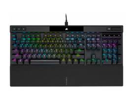 CORSAIR K70 RGB PRO MECHANICAL GAMING KEYBOARD, BACKLIT RGB LED, CHERRY MX BROWN, BLACK, BLACK PBT KEYCAPS, (CH-9109412-NA)