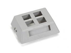 BLACK BOX CORP MODULAR FURNITURE FACEPLATE, 4 WPT473-MF