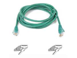 BELKIN CABLE CAT6 UTP RJ45M/N 1GRN SNAGLESS