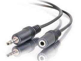C2G 1.5FT. 3.5MM STEREO AUDIO EXT. CBL M/F