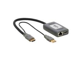 TRIPPLITE HDMI OVER CAT6 PIGTAIL RECEIVER WITH REPEATER 4K 60HZ 4:4:4 230FT