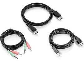 TRENDNET 6 FT.DISPLAYPORT,USB,AND AUDIO KVM CABLE KIT
