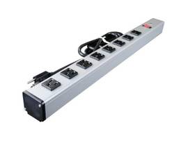 LEGRAND-WIREMOLD LC 24IN GRAY W/8 5-15R R