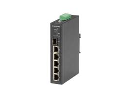 BLACK BOX CORP 6P FAST ETH IND SW POE+