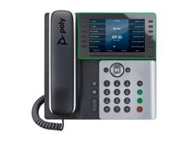 HP POLY EDGE E500 IP PHONE AND POE-ENABLED WITH POWER SUPPLY-US