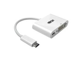 USB 3.1 Gen 1 USB-C to DVI Adapter with USB-C PD Charging Port, Thunderbolt 3 Co