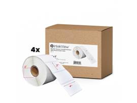 NU-TONE 4X2INCH THERMAL TRANSFER LABELS