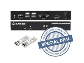 BLACK BOX CORP KVX DISPLAYPORT FIBER KVM EXTENDER