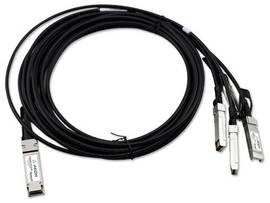 AXIOM 40GBASE-CR4 QSFP+ TO 4 10GBASE-CU SFP+ PASSIVE DAC DELL COMPATIBLE 7M