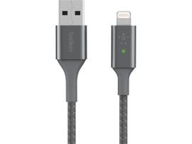 BELKIN SMRT LED CBL, A-LTG, BR, 4 , GRAY