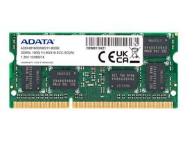 ADATA ECC SO-DIMM(W) DDR3L 1600 1.35V 8GB 512X8