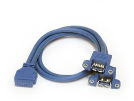 2 PORT MOTHERBOARD TO PANEL MOUNT USB 3