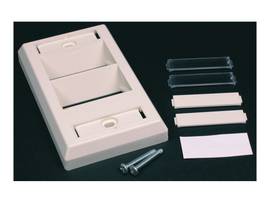 LEGRAND-WIREMOLD SINGLEGANG ANGLED FACEPLT