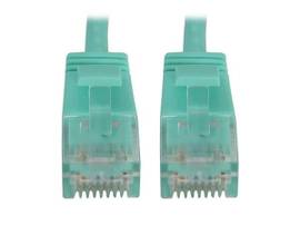TRIPPLITE CAT6 CABLE SNAGLESS MOLDED SLIM AQUA 3FT