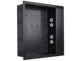 LEGRAND-CHIEF IN-WALL LARGE BLK - W/ SURGEX 2 OUTLETS