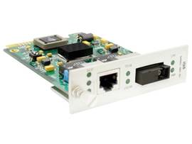 This is a media converter card that converts a 10/100Base-TX(RJ-45) to 100Base-B